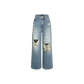 LIUREGALI Jeans Women's Sky Blue