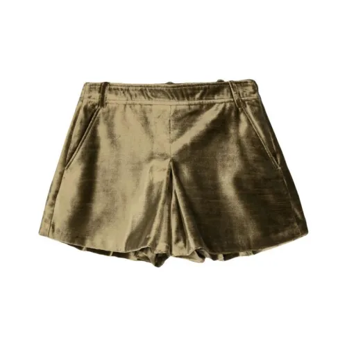 TOM FORD Slubbed velvet Flared Mini Shorts