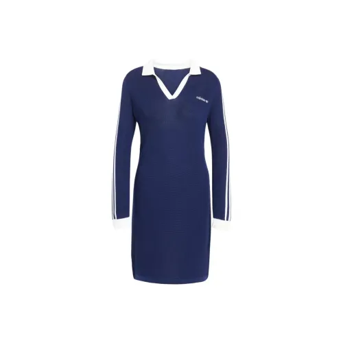 Adidas Originals Knitted Polo Dress