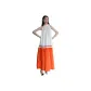 White Orange Multicolor