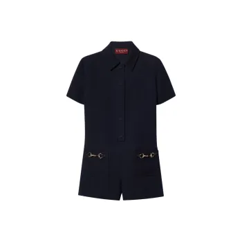 GUCCI SS24 Jumpsuit Women's Dark Blue