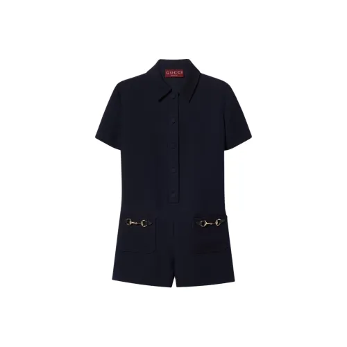 GUCCI SS24 Jumpsuit Women's Dark Blue