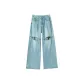 Light Vintage Blue Ankle-Length