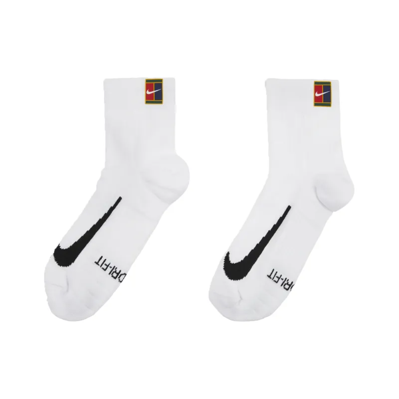 Nike Court Multiplier Ankle Socks Unisex 2 Pack White/White-0