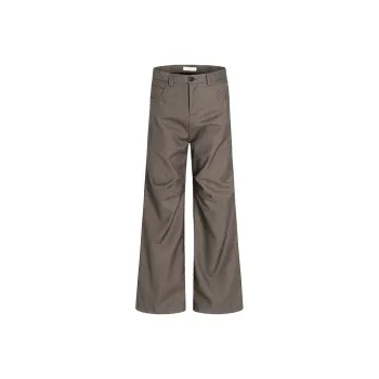 Flowers In Water Casual Pants Women's Old Money Brown