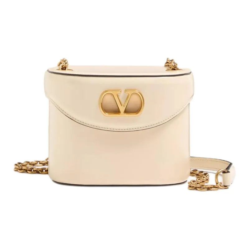 Valentino Cow Leather One Shoulder Handbag Women's Yellow-0