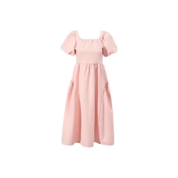 ABBY GODDESS Short Sleeved Dresses Women's Pink