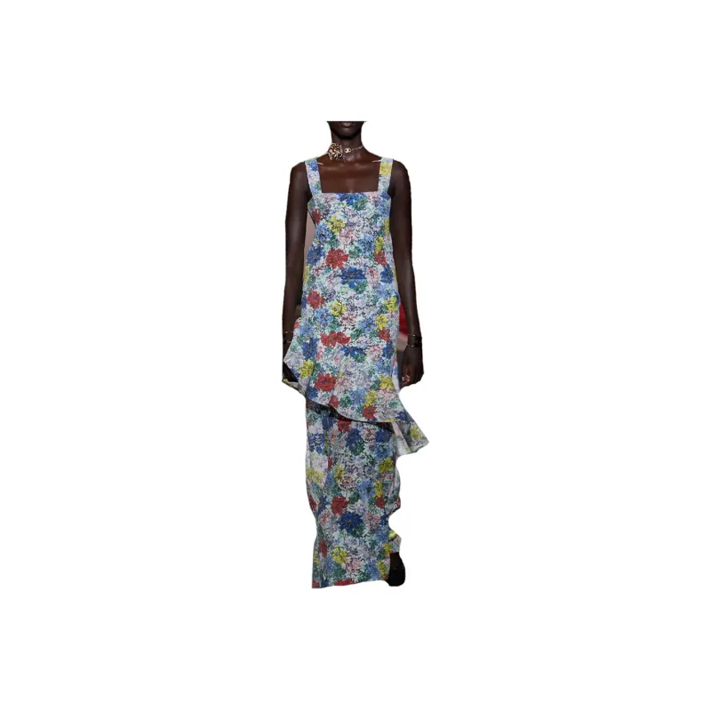 CHANEL 24 New Spring And Summer Arrivals Sleeveless Dress Women's Multicolor-0