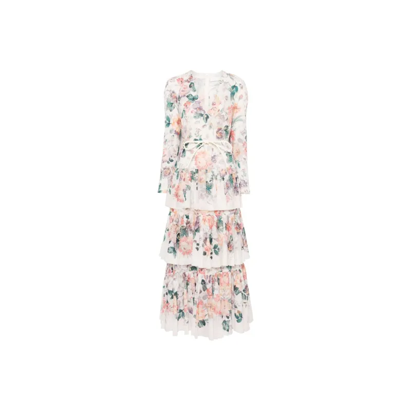 Zimmermann Acacia Tiered Maxi Dress-0