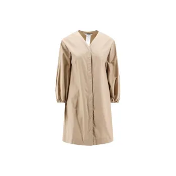 'S MAX MARA Long Sleeved Dress Women's Brown