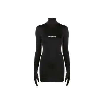 Vetements Logo Styling Dress With Gloves 'Black'