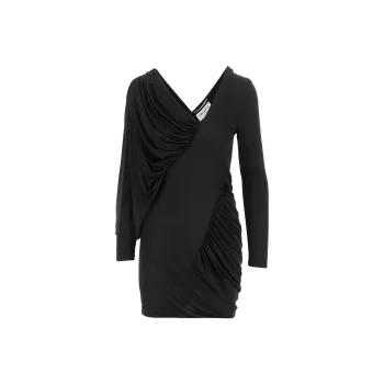 SAINT LAURENT Draped Mini Dress