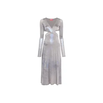 DIESEL D Farlies Metallic Midi Dress
