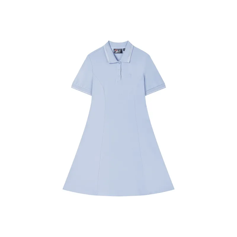 FILA Short Sleeved Dress Women's Brunson Blue-0