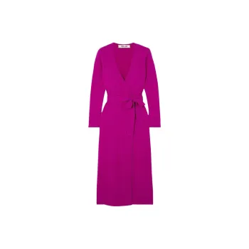 DVF Diane Von Furstenberg Astrid Wrap Midi Dress
