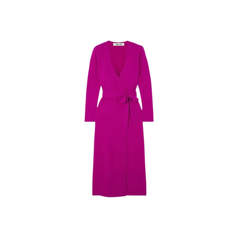 DVF Diane Von Furstenberg Astrid Wrap Midi Dress-0