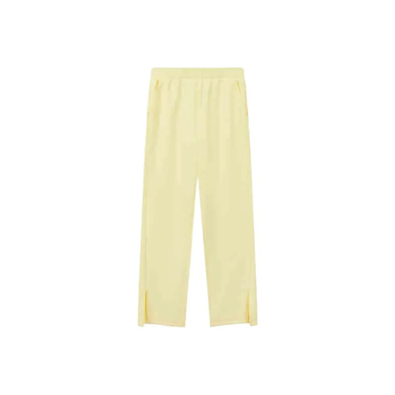 KSWISS Knitted Sweatpants Women's Lemon Yellow-0