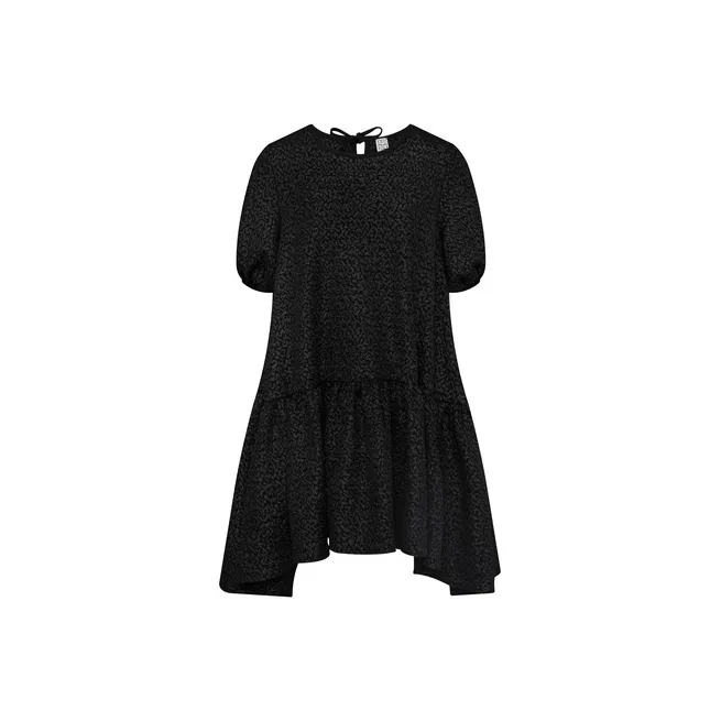 MEIYANG Short Sleeved Dresses Women's Black-0