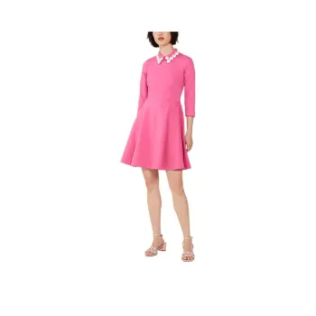 Kate Spade SS24 Long-Sleeved Dresses Women's Carnation Color