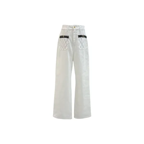 Icicofficial Jeans Women's White
