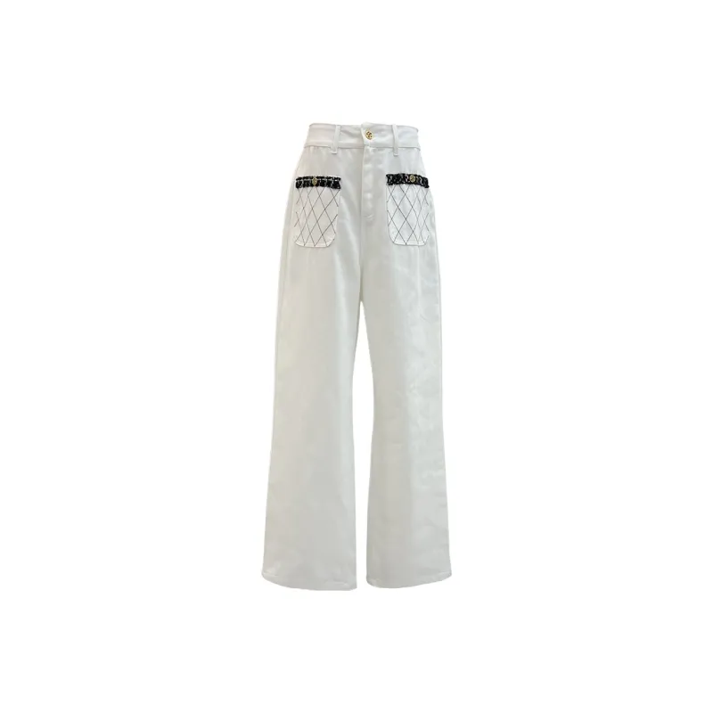 Icicofficial Jeans Women's White-0