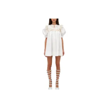 FOR LOVE & LEMONS Short Sleeved Dresses Women's White
