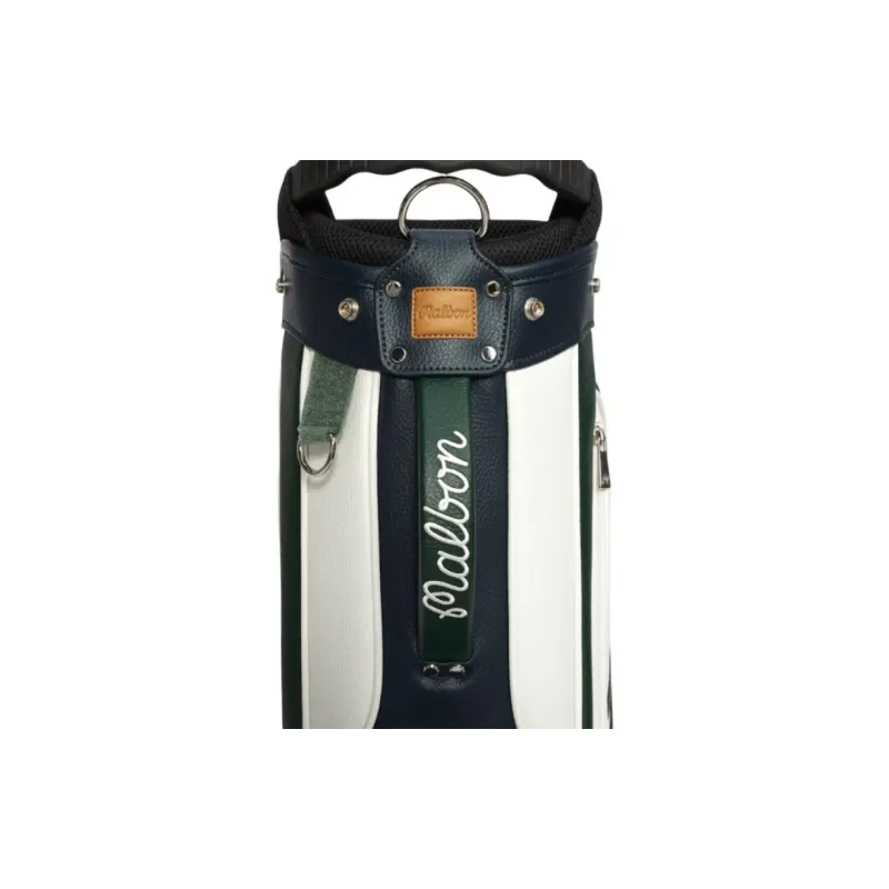 Malbon Golf Polyurethane Storage Bag Unisex White-10