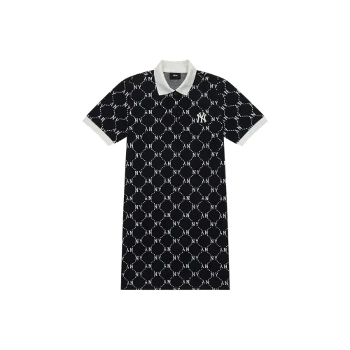 MLB New York Yankees SS24 Short Sleeved Dresses Women's Black