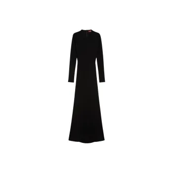 MaxMara Studio FW24 Long Sleeved Dresses Women's Black