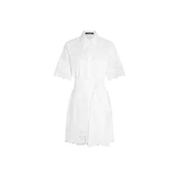 KARL LAGERFELD / Karl Lagerfeld Jeans Cut out Embroidered Dress