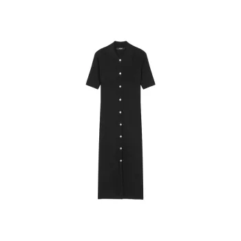 VERSACE Medusa Head buttons Knitted Dress