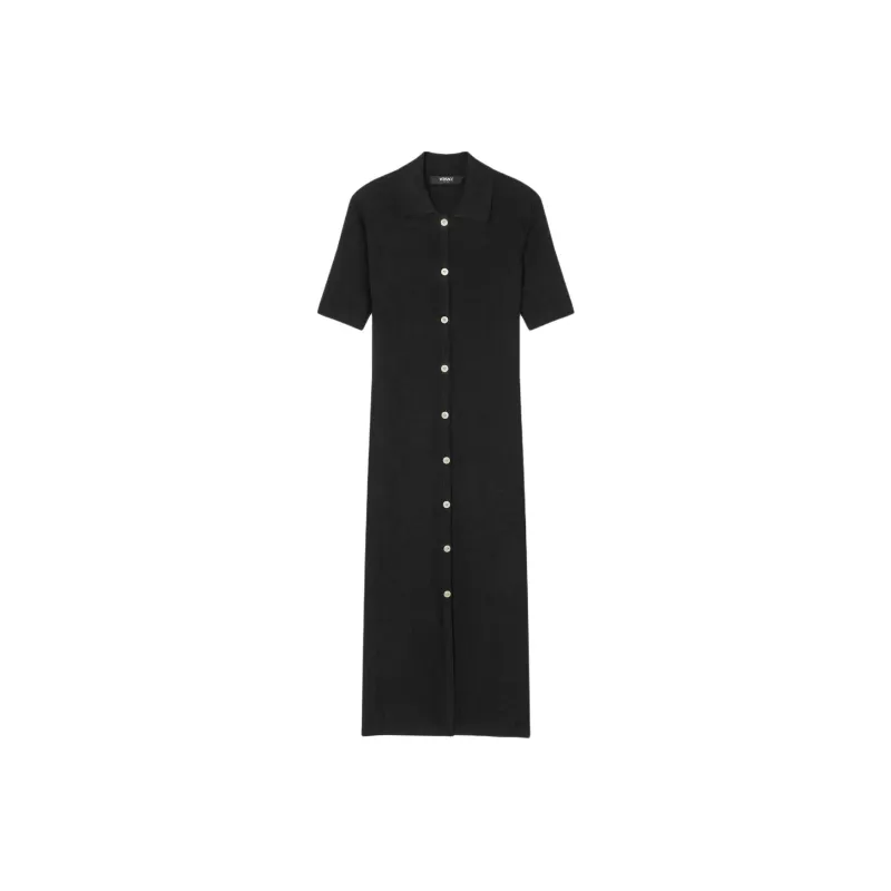 VERSACE Medusa Head buttons Knitted Dress-0