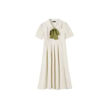 Lookinto Short Sleeved Dresses Women's Green