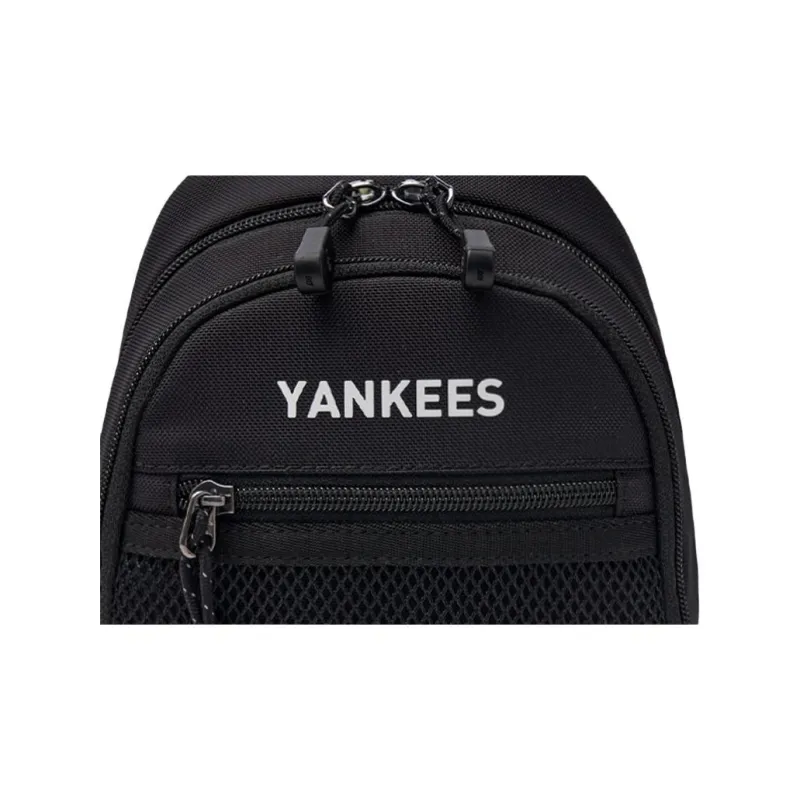 MLB New York Yankees Nylon Sling Bag Regular Kids' Black-5