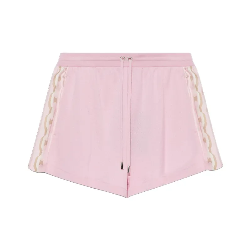 VERSACE Cain Printed Drawstring Shorts-0