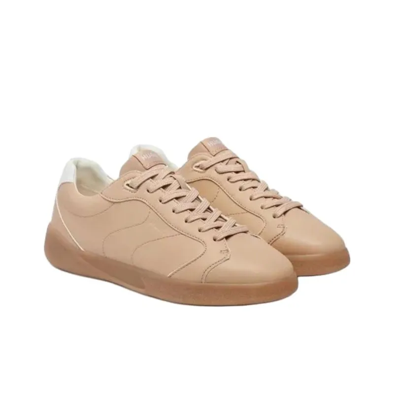 HUGO BOSS Riven Low Top Skateboard Shoes Women's Light Umber-1