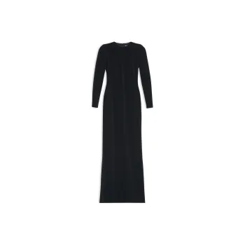 Balenciaga Crewneck Maxi Dress