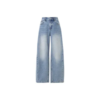 SOON FLOWER Jeans Women's Light Blue