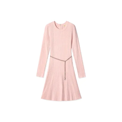 MICHAEL KORS Stretch Knit Belted Dress