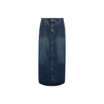 UR Denim Long Skirt Women's Blue