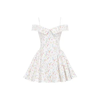HOUSE OF CB Short Sleeved Dress Women's WHITE/White