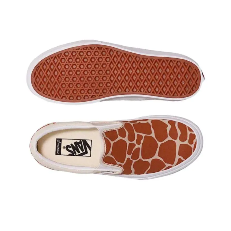 Vans Custom Classic Low Top Skateboard Shoes Unisex Orange-2