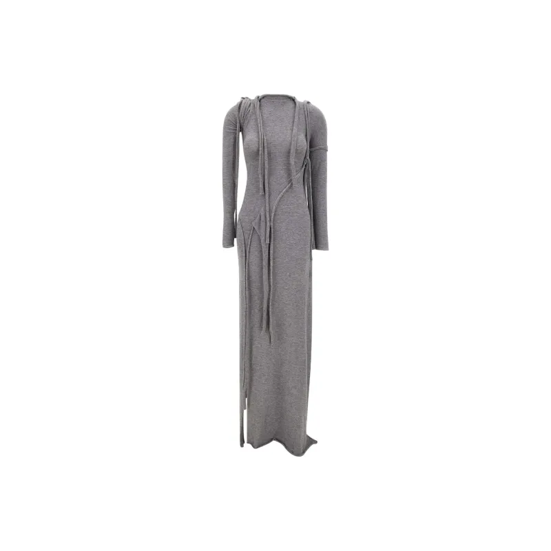 Ottolinger Strap Knit Maxi Dress-0