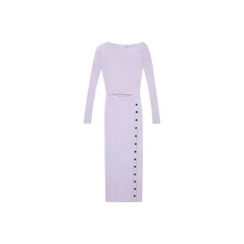 Self-portrait Long-Sleeved Dresses Women's Lilac