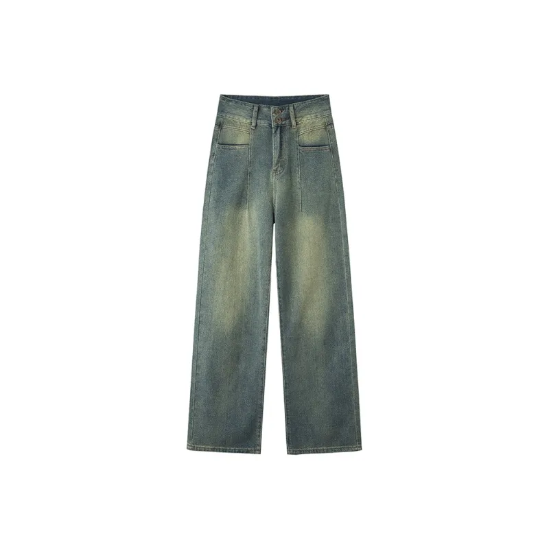 Wen Shan Jeans Women's Vintage Blue-7
