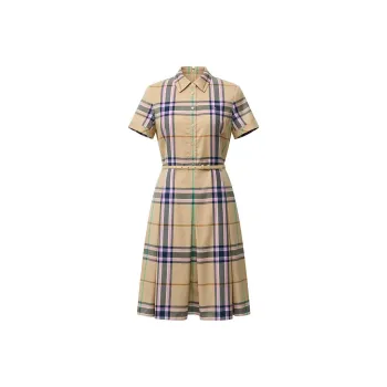 HAZZYS Short Sleeved Dresses Women's Beige