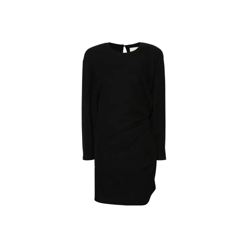 AERON Draped Long Sleeve Dress-0