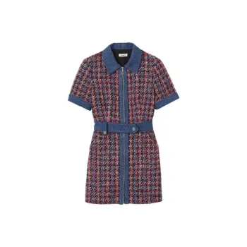 Sandro Short Sleeved Dresses Women's Multicolor