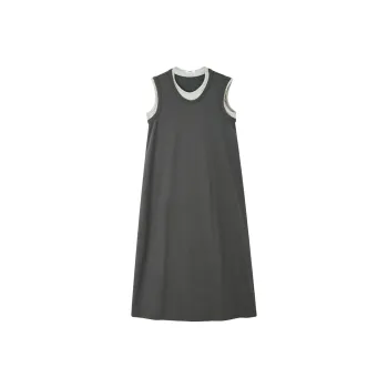 【dme】 Sleeveless Dress Women's Loose Powder