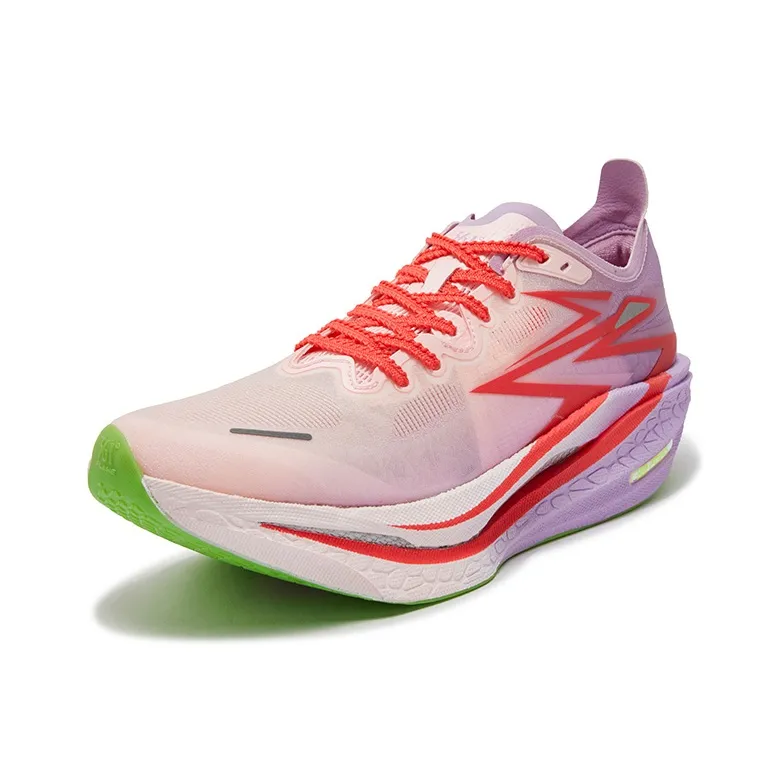 361° Flame 4 Running Shoes Unisex Low Top Heart Pink, Fluorescent Passionate Coral Pink-1
